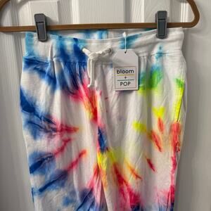 NWT Bloom + Pop Tie-dye Pants Size Small - Neon Fireworks LP6059